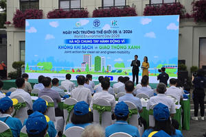 Hà Nội phát động Tháng hành động vì môi trường 2026: Chung tay vì không khí sạch và giao thông xanh