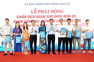 Lào Cai phát động khám sức khỏe định kỳ, khám sàng lọc miễn phí cho người dân