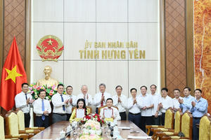 Hưng Yên thúc đẩy hợp tác đầu tư hạ tầng với doanh nghiệp Trung Quốc Hưng Yên thúc đẩy hợp tác đầu tư hạ tầng với doanh nghiệp Trung Quốc
