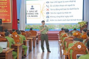 Nâng cao chất lượng tuyên truyền từ cơ sở trong lực lượng Công an Cà Mau