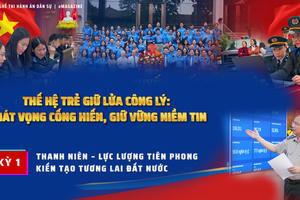 Thế hệ trẻ giữ lửa công lý: Khát vọng cống hiến, giữ vững niềm tin 
Kỳ 1: Thanh niên – lực lượng tiên phong kiến tạo tương lai đất nước