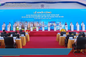 Hà Nội khởi công 5 tuyến đường sắt đô thị và 3 dự án nhà ở cho thuê