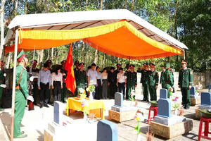 Phát hiện một hài cốt liệt sĩ tại khu vực xã Hiếu Giang - Quảng Trị Phát hiện một hài cốt liệt sĩ tại khu vực xã Hiếu Giang - Quảng Trị