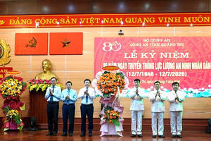 Xây dựng lực lượng An ninh nhân dân vững mạnh, đáp ứng yêu cầu bảo vệ Tổ quốc trong tình hình mới