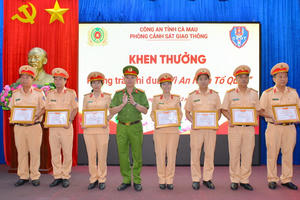 Sau một năm hợp nhất, Phòng CSGT Công an tỉnh Cà Mau vận hành ổn định, nâng cao chất lượng phục vụ Nhân dân