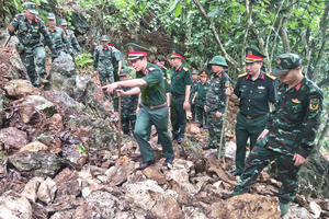 Quân khu 2 kiểm tra công tác tìm kiếm, quy tập hài cốt liệt sĩ tại tỉnh Tuyên Quang