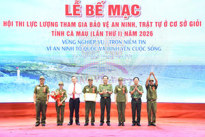 Cà Mau: Khẳng định chất lượng lực lượng tham gia bảo vệ an ninh, trật tự ở cơ sở Cà Mau: Khẳng định chất lượng lực lượng tham gia bảo vệ an ninh, trật tự ở cơ sở