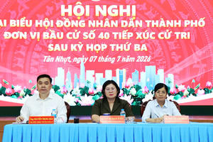 Tổ đại biểu HĐND TP HCM tiếp xúc cử tri 4 xã sau Kỳ họp thứ Ba: Nhiều kiến nghị về hạ tầng, dân sinh và các dự án kéo dài Tổ đại biểu HĐND TP HCM tiếp xúc cử tri 4 xã sau Kỳ họp thứ Ba: Nhiều kiến nghị về hạ tầng, dân sinh và các dự án kéo dài