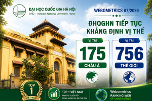 Đại học Quốc gia Hà Nội tiếp tục lọt top 800 đại học hàng đầu thế giới Đại học Quốc gia Hà Nội tiếp tục lọt top 800 đại học hàng đầu thế giới