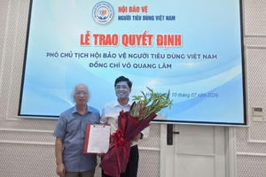 Hội Bảo vệ Người tiêu dùng Việt Nam bổ nhiệm ông Võ Quang Lâm làm Phó Chủ tịch 
