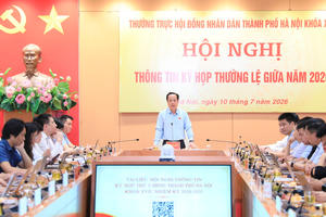 Kỳ họp thứ 5, HĐND TP Hà Nội: Chất vấn về vấn đề úng ngập đô thị