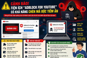 Cảnh báo tiện ích chặn quảng cáo YouTube có thể đánh cắp dữ liệu, người dùng cần gỡ ngay nếu đã cài