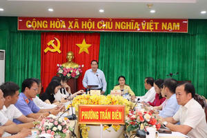 Đoàn đại biểu Quốc hội thành phố Đồng Nai khảo sát công tác giải quyết khiếu nại, tố cáo tại phường Trấn Biên Đoàn đại biểu Quốc hội thành phố Đồng Nai khảo sát công tác giải quyết khiếu nại, tố cáo tại phường Trấn Biên