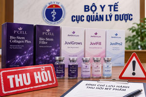 Thu hồi 5 mỹ phẩm của Kencare Việt Nam do hồ sơ PIF không đầy đủ