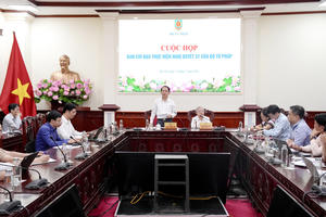 Bộ Tư pháp đôn đốc triển khai các nhiệm vụ trọng tâm về chuyển đổi số Bộ Tư pháp đôn đốc triển khai các nhiệm vụ trọng tâm về chuyển đổi số