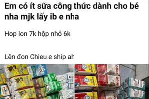 Nghi vấn sữa ghi tên trẻ bị rao bán trên mạng: Phụ huynh đề nghị sớm làm rõ nguồn gốc Nghi vấn sữa ghi tên trẻ bị rao bán trên mạng: Phụ huynh đề nghị sớm làm rõ nguồn gốc