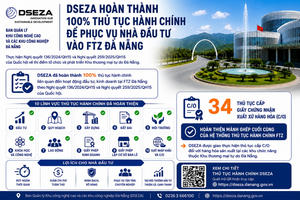 Hoàn thành 100% thủ tục hành chính phục vụ nhà đầu tư vào Khu Thương mại tự do Đà Nẵng