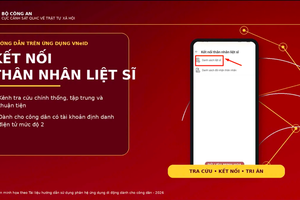 Hướng dẫn tra cứu thông tin liệt sĩ, gửi yêu cầu nhận thân nhân trên VNeID
