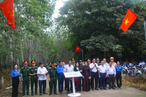Khánh thành công trình thanh niên tại Khu di tích Căn cứ Cách mạng Bàu Gốc Khánh thành công trình thanh niên tại Khu di tích Căn cứ Cách mạng Bàu Gốc