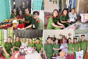 Công an cơ sở Cà Mau: Lan tỏa truyền thống "Uống nước nhớ nguồn" bằng những việc làm gần dân, thiết thực Công an cơ sở Cà Mau: Lan tỏa truyền thống "Uống nước nhớ nguồn" bằng những việc làm gần dân, thiết thực