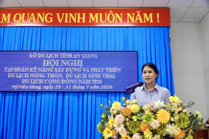 An Giang: Nâng cao năng lực phát triển du lịch nông thôn, du lịch cộng đồng tại xã Mỹ Hòa Hưng An Giang: Nâng cao năng lực phát triển du lịch nông thôn, du lịch cộng đồng tại xã Mỹ Hòa Hưng