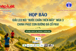 Khởi động Giải leo núi "Bước chân trên mây" mùa 3, lần đầu mở rộng cho vận động viên toàn quốc