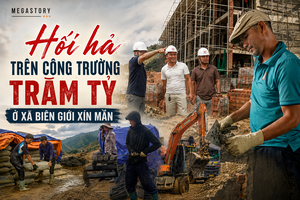 Hối hả trên công trường trăm tỷ ở xã biên giới Xín Mần Hối hả trên công trường trăm tỷ ở xã biên giới Xín Mần