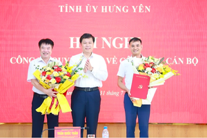 Ban Bí thư chuẩn y 2 Ủy viên Ủy ban Kiểm tra Tỉnh ủy Hưng Yên
