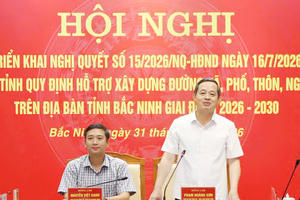 Bắc Ninh dành hơn 12.600 tỷ đồng nâng cấp, cải tạo hệ thống giao thông cơ sở Bắc Ninh dành hơn 12.600 tỷ đồng nâng cấp, cải tạo hệ thống giao thông cơ sở