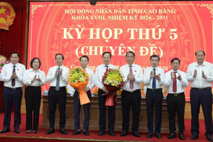 Thủ tướng phê chuẩn kết quả bầu ông Lương Tuấn Hùng giữ chức vụ Phó Chủ tịch UBND tỉnh Cao Bằng