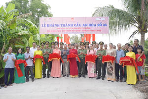 Khánh thành cầu An Hòa 6, nối nhịp phát triển vùng nông thôn ở Cà Mau