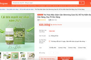 Yêu cầu gỡ bỏ sản phẩm Slimaura Care x3 trên 2 sàn thương mại điện tử