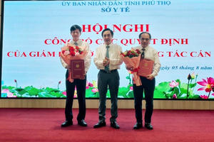 Bệnh viện Đa khoa khu vực Phú Thọ kiện toàn đội ngũ lãnh đạo, tiếp tục nâng cao chất lượng khám chữa bệnh