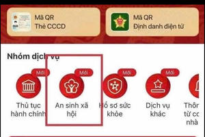 Hướng dẫn người dân tích hợp tài khoản thanh toán, chọn tài khoản nhận an sinh xã hội trên VNeID
