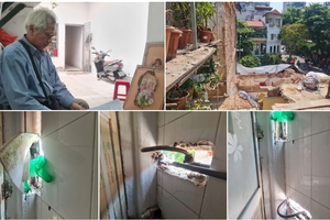 Phá dỡ, đục thủng tường nhà liền kề, người dân lo lắng, bất an cầu cứu vì mất an toàn 