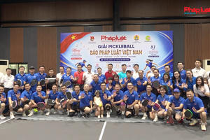 Báo Pháp luật Việt Nam tổ chức thành công Giải Pickleball lần thứ I năm 2026