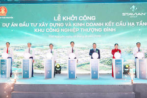 Thái Nguyên khởi công 2 dự án lớn, tổng vốn đầu tư hơn 2.900 tỷ đồng Thái Nguyên khởi công 2 dự án lớn, tổng vốn đầu tư hơn 2.900 tỷ đồng