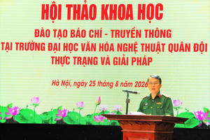 Đào tạo báo chí quân sự trong kỷ nguyên số: Từ thực tiễn đến bước chuyển bản lĩnh của Trường Đại học Văn hóa Nghệ thuật Quân đội