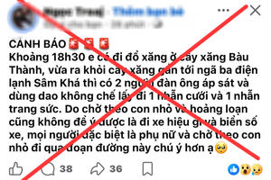 Công an TP HCM làm rõ vụ đăng tin bị 2 người dùng dao khống chế, cướp tài sản