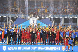 Thủ tướng gửi thư chúc mừng Đội tuyển Bóng đá nam bảo vệ thành công ngôi vô địch ASEAN Hyundai Cup 2026