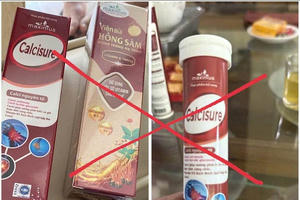 Công an thành phố Hà Nội cảnh báo người dân về thực phẩm bổ sung Calcisure bị xác định là hàng giả