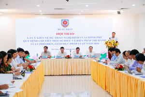 Góp ý hoàn thiện dự thảo Nghị định hướng dẫn thi hành Luật Phổ biến, giáo dục pháp luật (sửa đổi)