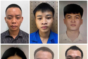 Triệt phá đường dây lừa đảo xuyên quốc gia trên không gian mạng ở Phú Thọ Triệt phá đường dây lừa đảo xuyên quốc gia trên không gian mạng ở Phú Thọ
