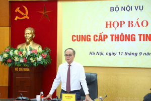 Bộ Nội vụ thông tin việc rà soát, xử lý sai phạm trong thực hiện chính sách Nghị định 178