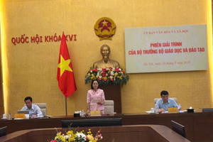 Nhiều vấn đề trọng tâm tại phiên giải trình của Bộ trưởng Bộ Giáo dục và Đào tạo Nhiều vấn đề trọng tâm tại phiên giải trình của Bộ trưởng Bộ Giáo dục và Đào tạo