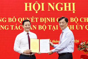 Chủ tịch UBND tỉnh Thái Nguyên được điều động, bổ nhiệm giữ chức Bí thư Tỉnh ủy Quảng Trị Chủ tịch UBND tỉnh Thái Nguyên được điều động, bổ nhiệm giữ chức Bí thư Tỉnh ủy Quảng Trị