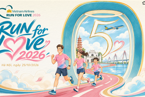 Vietnam Airlines mở đăng ký Run For Love 2026, quy tụ 1.800 vận động viên