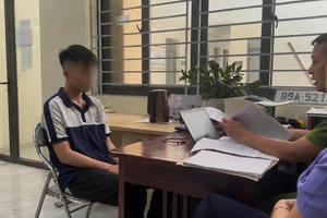 Ném gạch vào người đi đường, nam sinh 17 tuổi bị khởi tố