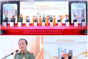 Khởi công Dự án với hơn 800 căn hộ cho lực lượng Công an Nhân dân