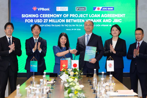 VPBank huy động 27 triệu USD từ ngân hàng Nhật Bản cho dự án truyền tải điện 220 kV